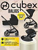 Cybex Balios S LUX NEW 3 в 1 Moon Black 2025 с автокреслом Cybex Cloud T i-Size Sepia Black, с дождевиком и адаптерами
