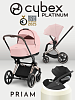 Cybex Priam IV 3 в 1 Rosegold цвет Peach Pink с автокреслом Cloud T i-Size Sepia Black