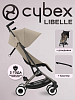 Детская коляска CYBEX Libelle 2025 TPE Almond Beige с дождевиком и бампером