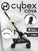 Коляска CYBEX Coya Matt Black / Off White + Бампер + Дождевик