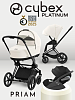 Cybex Priam IV 3 в 1 Matt Black цвет Off White с автокреслом Cloud T i-Size Sepia Black
