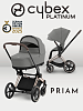 Коляска CYBEX Priam IV Rosegold 2 в 1 Mirage Grey